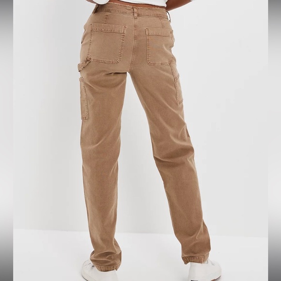 SOLD American Eagle Stretch High-Waisted Straight Leg Carpenter Cargo Pant - Picture 2 of 5